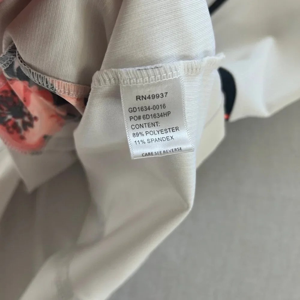 Tail Golf Shirt 1/4 Zip Pullover Golf SZL White Stretch Active Athleisure Sport - Picture 9 of 9